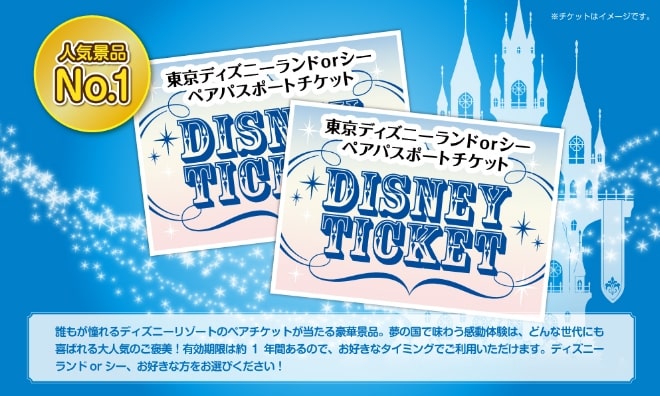 ディズニーペアチケット