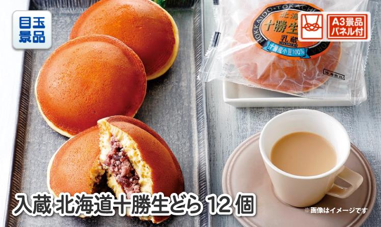 入蔵 北海道十勝生どら12個
