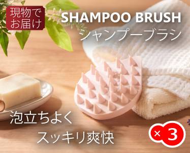 スッキリ爽快　シャンプーブラシのイメージ