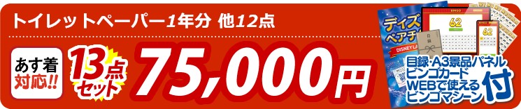 【目玉：トイレットペーパー1年分】13点セット 13点セット 75000円