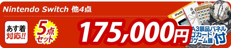 【目玉:Nintendo Switch】5点セット 5点セット 175000円