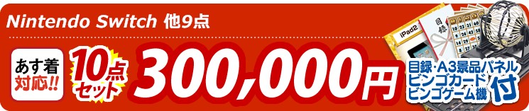 【目玉:Nintendo Switch】10点セット 10点セット 300000円