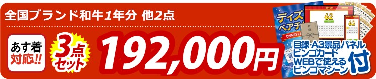 【目玉：全国ブランド和牛1年分（毎月300~400g×12回）】3点セット 3点セット 192000円