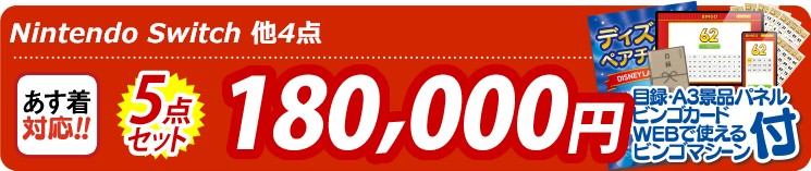【目玉：Nintendo Switch】5点セット 5点セット 180000円