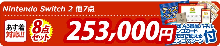【目玉：Nintendo Switch 2】8点セット 8点セット 253000円