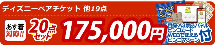 【目玉：ディズニーペアチケット】20点セット 20点セット 175000円