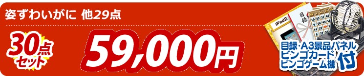 【目玉:姿ずわいがに】30点セット 30点セット 59000円
