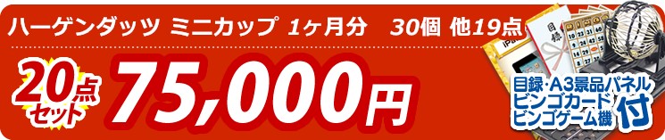【目玉:ハーゲンダッツ ミニカップ 1ヶ月分　30個】20点セット 20点セット 75000円