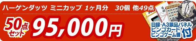 【目玉:ハーゲンダッツ ミニカップ 1ヶ月分　30個】50点セット 50点セット 95000円