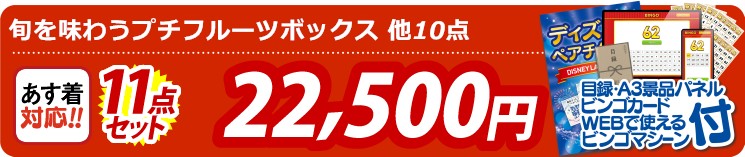 【目玉：旬を味わうプチフルーツボックス】11点セット 11点セット 22500円
