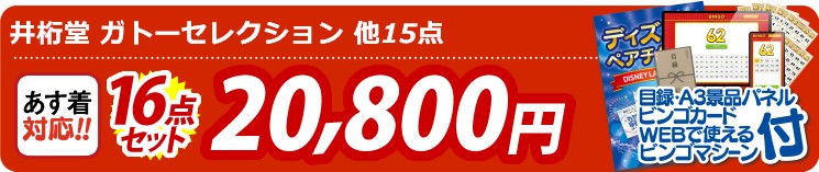 【目玉：井桁堂 ガトーセレクション】16点セット 16点セット 20800円