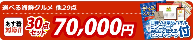 【目玉：選べる海鮮グルメ】30点セット 30点セット 70000円