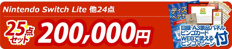 【目玉：Nintendo Switch Lite】25点セット 25点セット 200000円