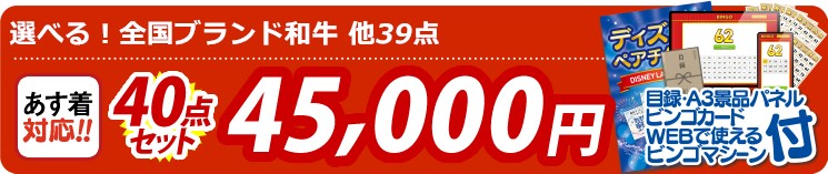 【目玉：選べる！全国ブランド和牛】40点セット 40点セット 45000円