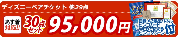 【目玉：ディズニーペアチケット】30点セット 30点セット 95000円