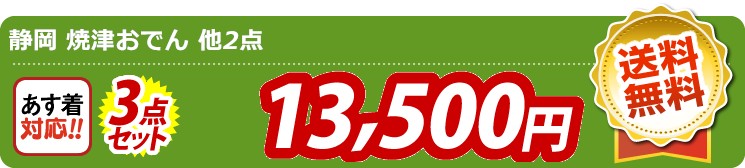 【目玉：静岡 焼津おでん】3点セット 3点セット 13500円