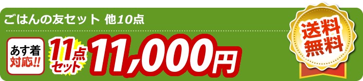 【目玉：ごはんの友セット】11点セット 11点セット 11000円