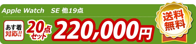 【目玉：Apple WatchSE】20点セット 20点セット 220000円