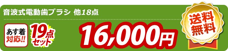 【目玉：音波式電動歯ブラシ】19点セット 19点セット 16000円
