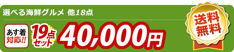 【目玉：選べる海鮮グルメ】19点セット 19点セット 40000円