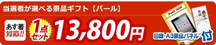 【目玉：当選者が選べる景品ギフト【パール】】1点セット 1点セット 13800円