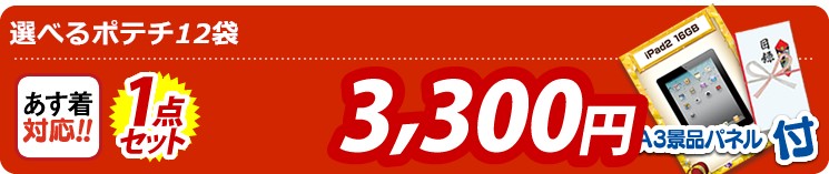 【目玉:選べるポテチ】1点セット 1点セット 3300円