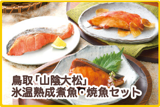 鳥取「山陰大松」氷温熟成煮魚・焼魚セット